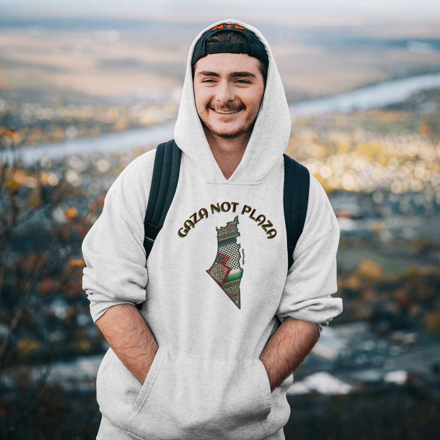Gaza Not Plaza Unisex Hoodie