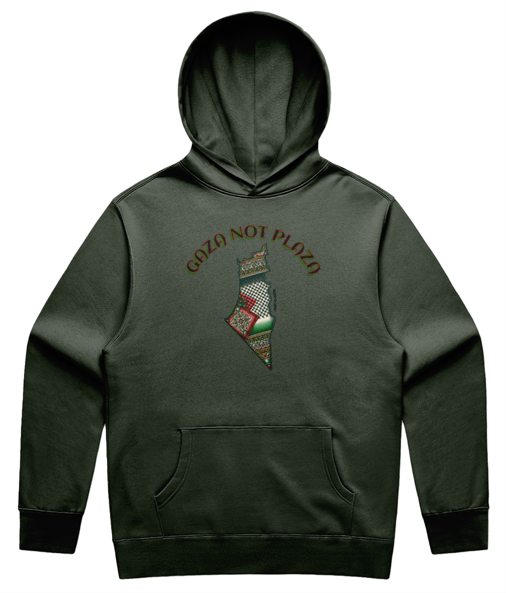 Gaza Not Plaza Unisex Hoodie